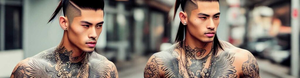 style d'un samouraï : image du header représentant 2 personnes avec un look inspiré aux samouraïs.